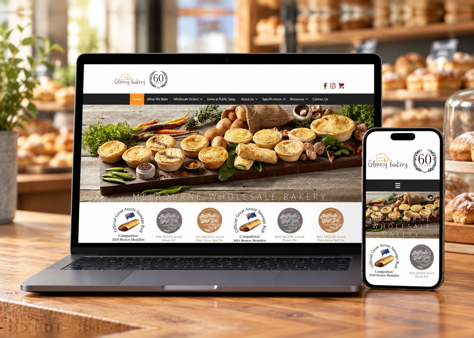 Glenroy Bakery - Rising to the Top of Search Results