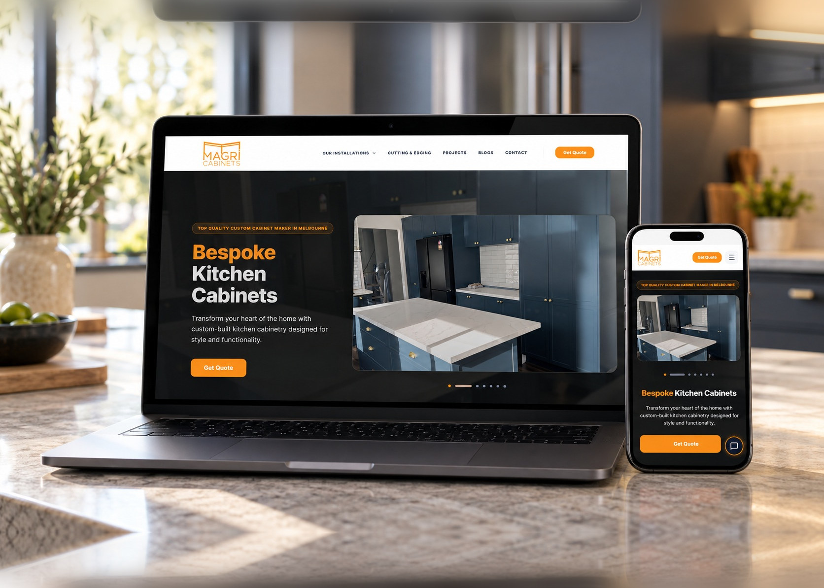 Magri Cabinets – Building an Online Presence from the Ground Up