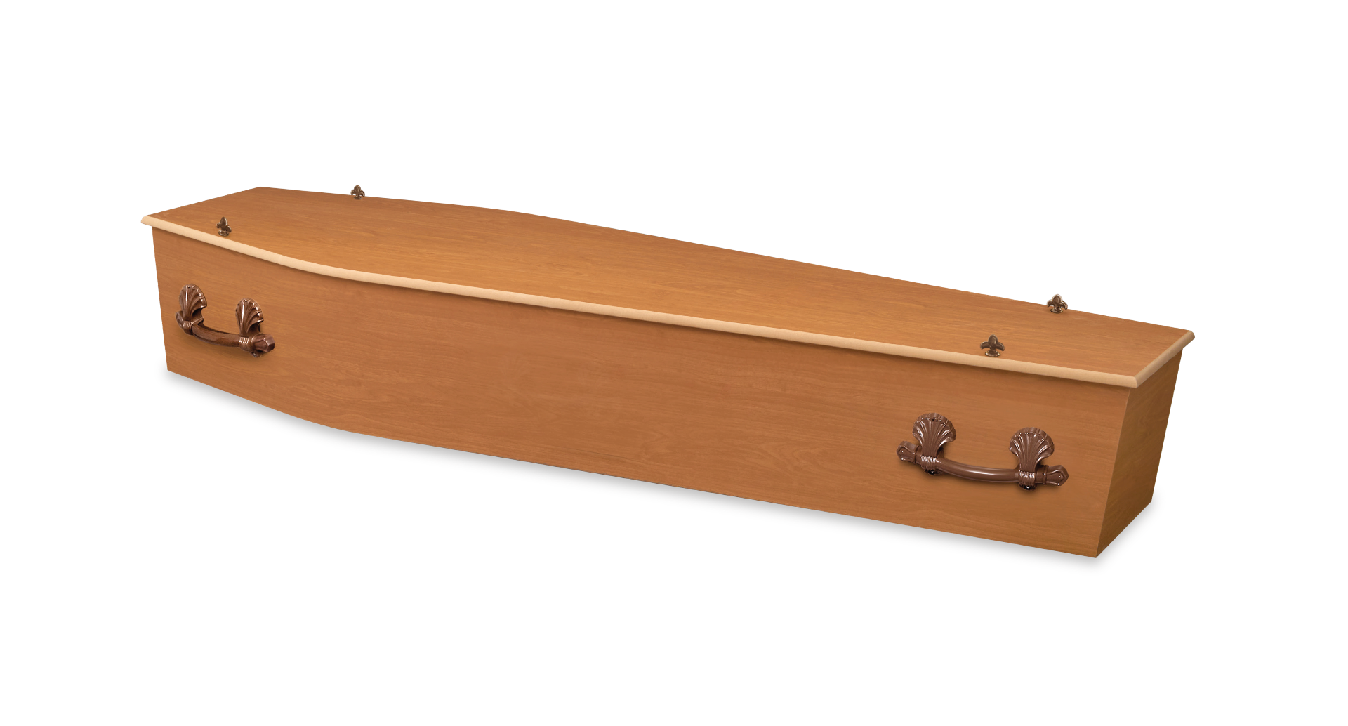 The Lambeth coffin with brown handles