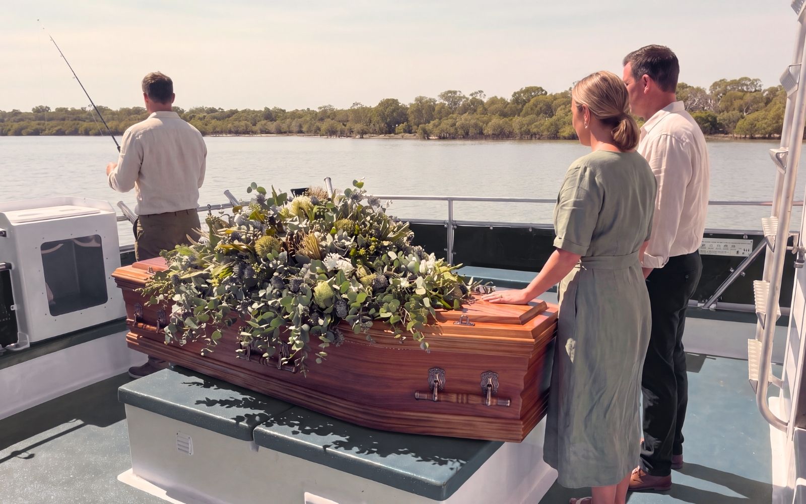 A farewell held on the water