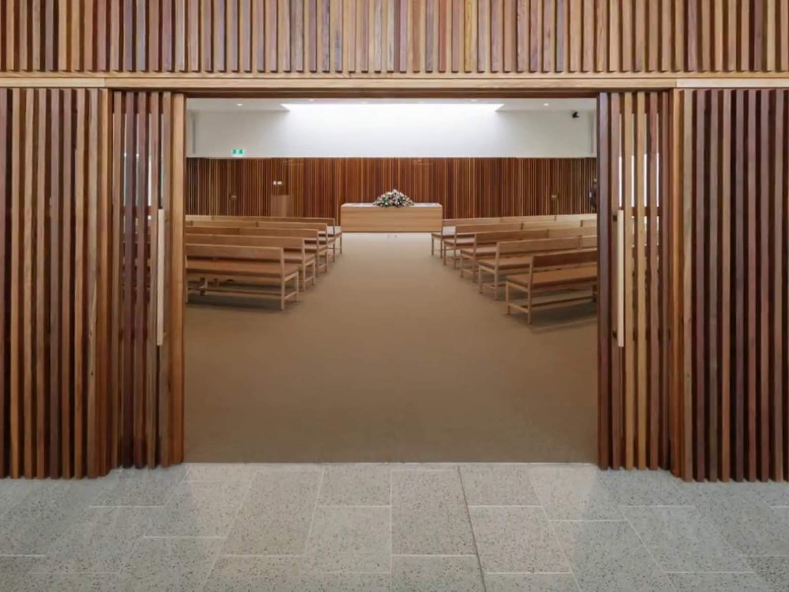 Cirrus Chapel looking in from outside