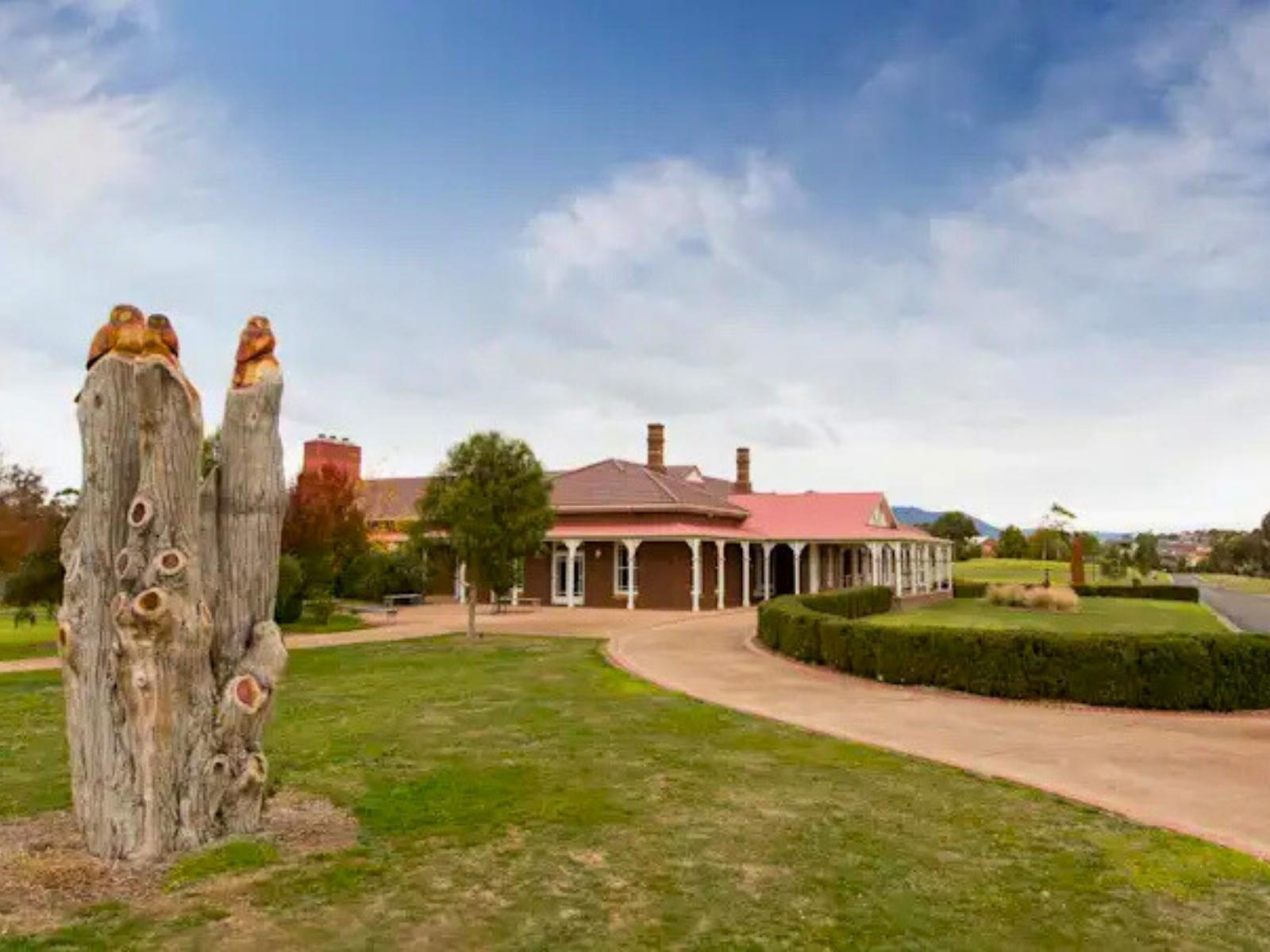 Outside showing path leading to federation chapel at Lilydale Memorial Park
