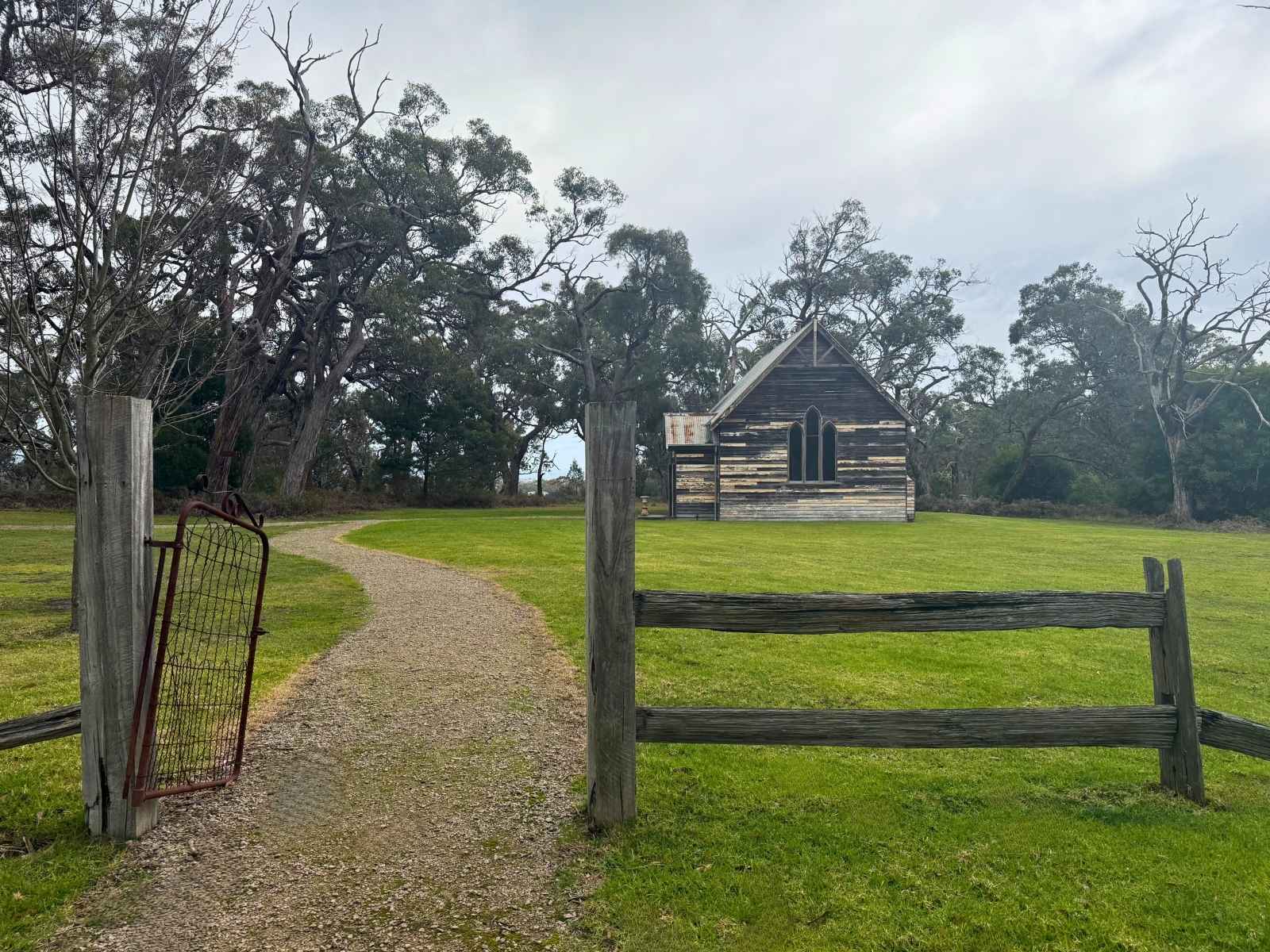 Pathway to chapel at Tanglewood Estate