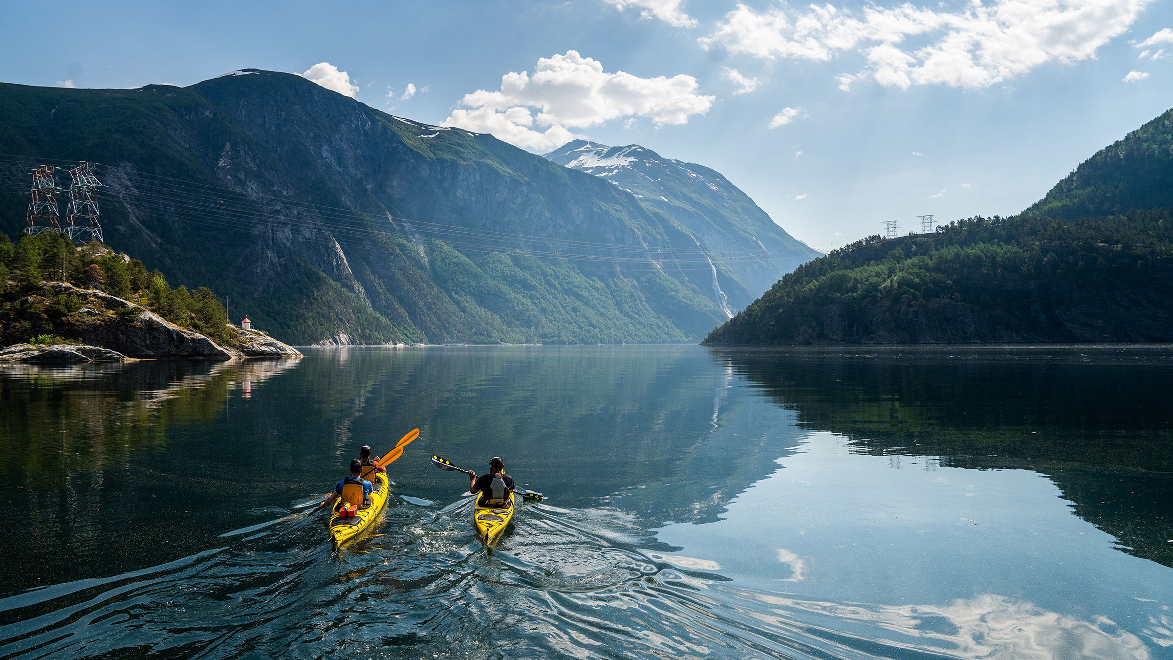 Kayaking in Valldal