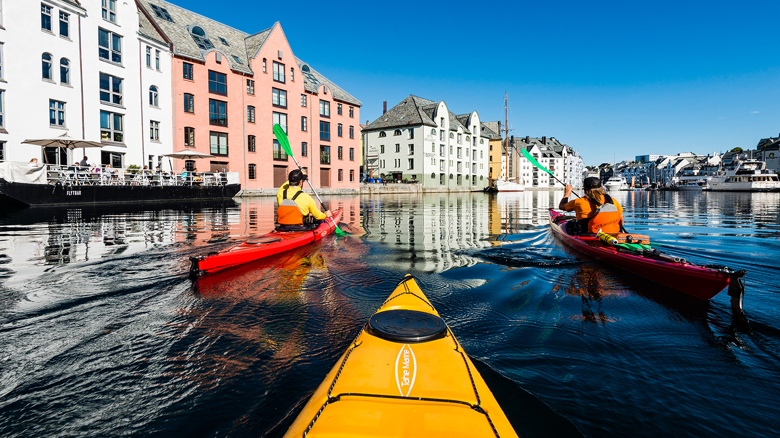 Klassisk kajakktur i Ålesund
