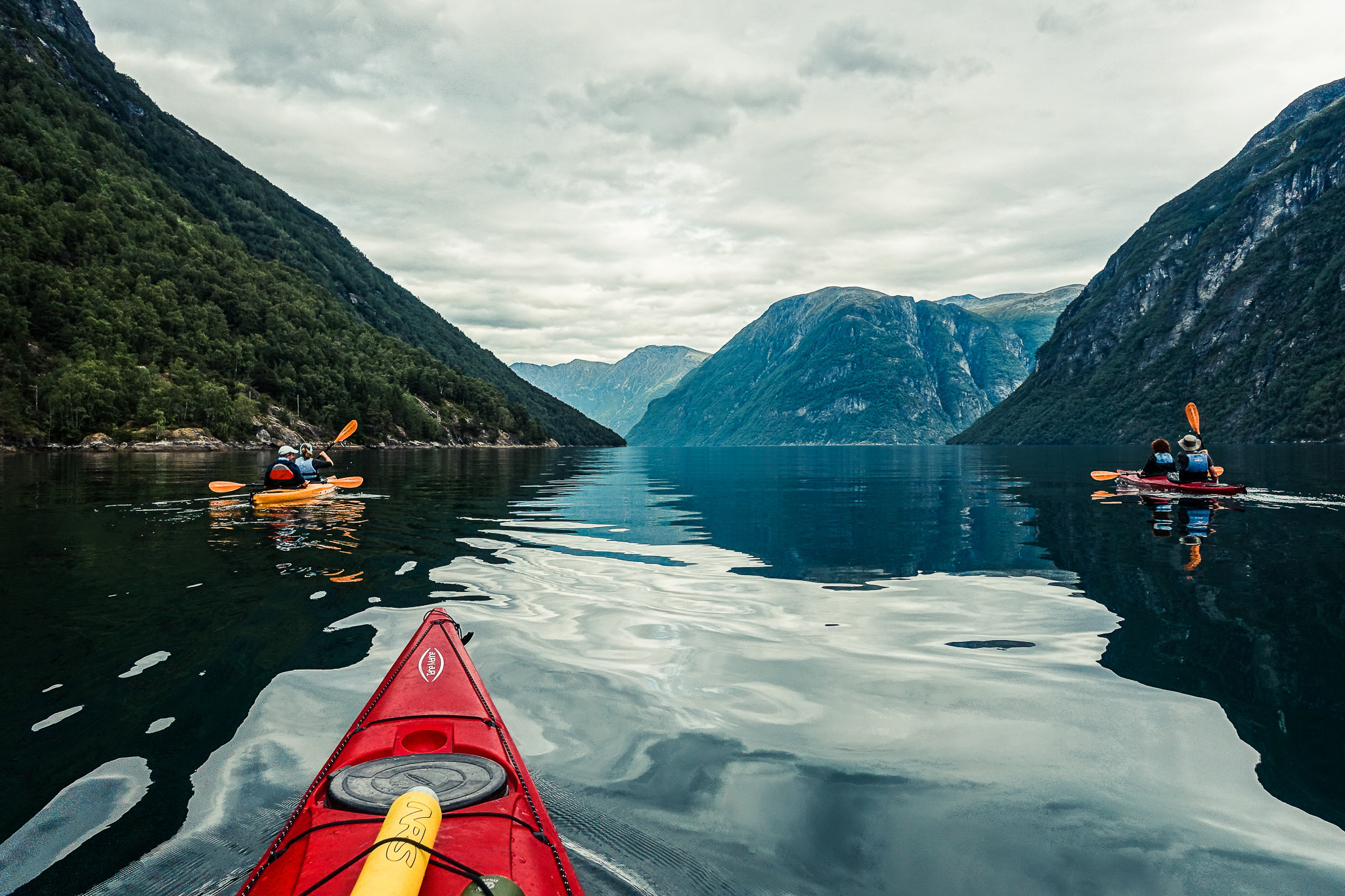 Evening Fjord Kayak in Geiranger