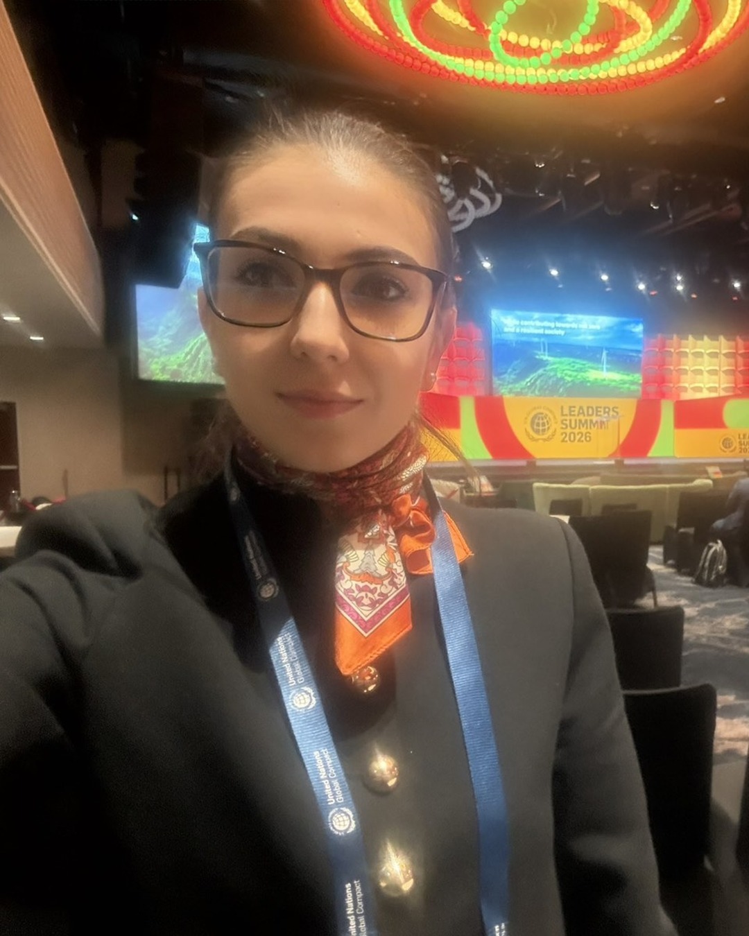 Tsvetelina Rizova, Group ESG Officer at Eldrive, at the UN Global Compact Leaders Summit 2026 in New York