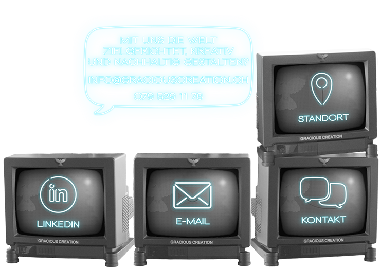Mit uns die Welt zielgerichtet, kreativ und nachhaltig gestalten?

info@graciouscreation.ch
079 558 75 57