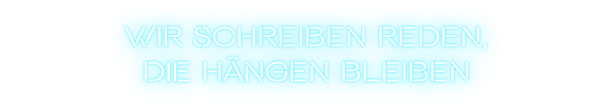 Wir schreiben reden die hängen bleiben