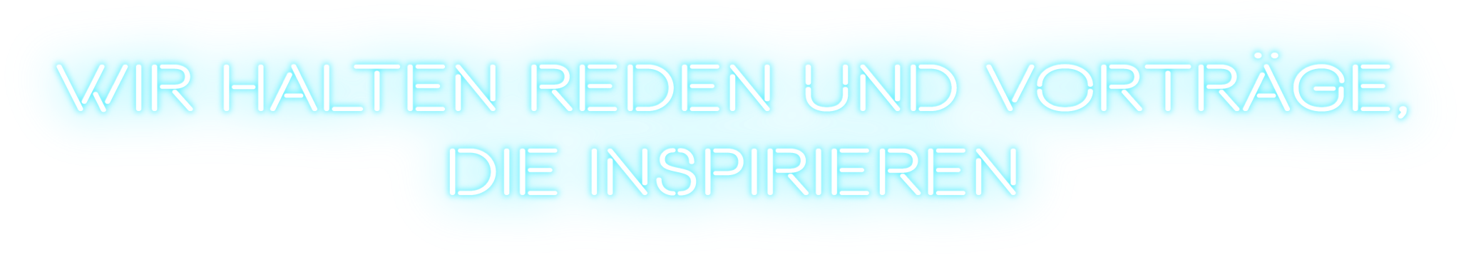 Wir halten Reden und Vorträge die inspirieren