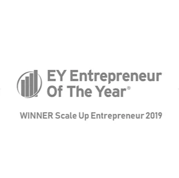 EY Entrepreneur Of The Year winner logo for Scale Up Entrepreneur 2019 award.