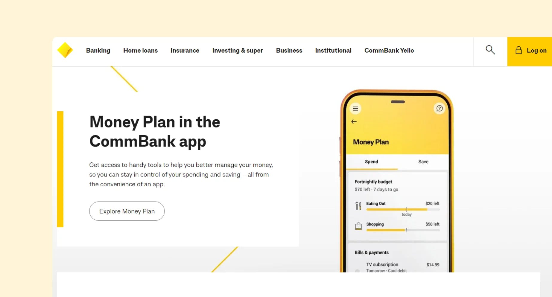 CommBank HomePage