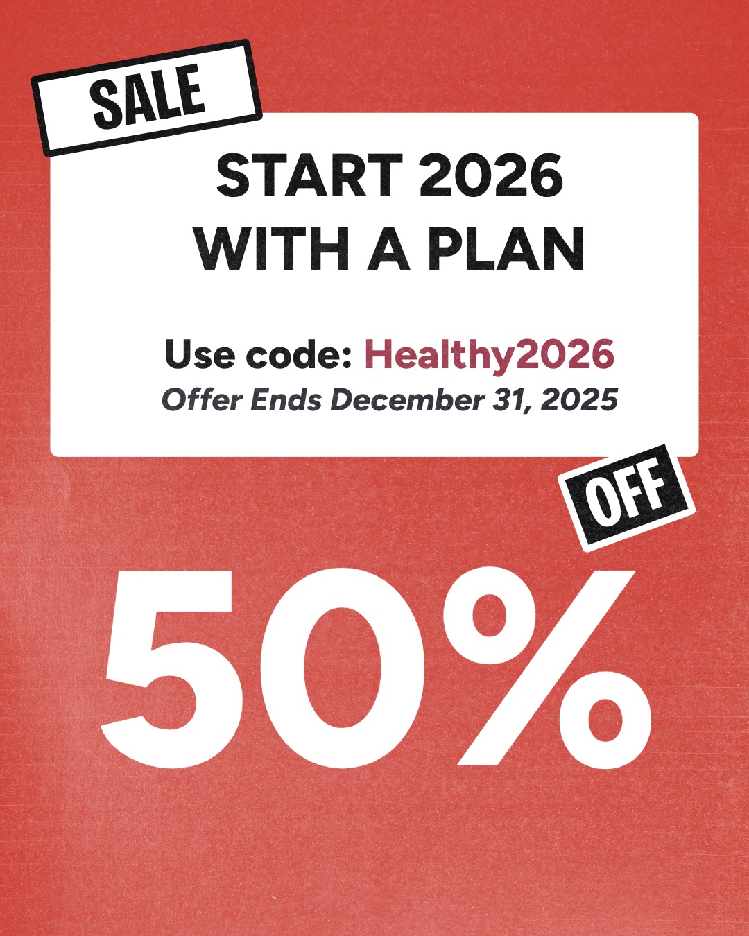 Save 50% until Dec 31st