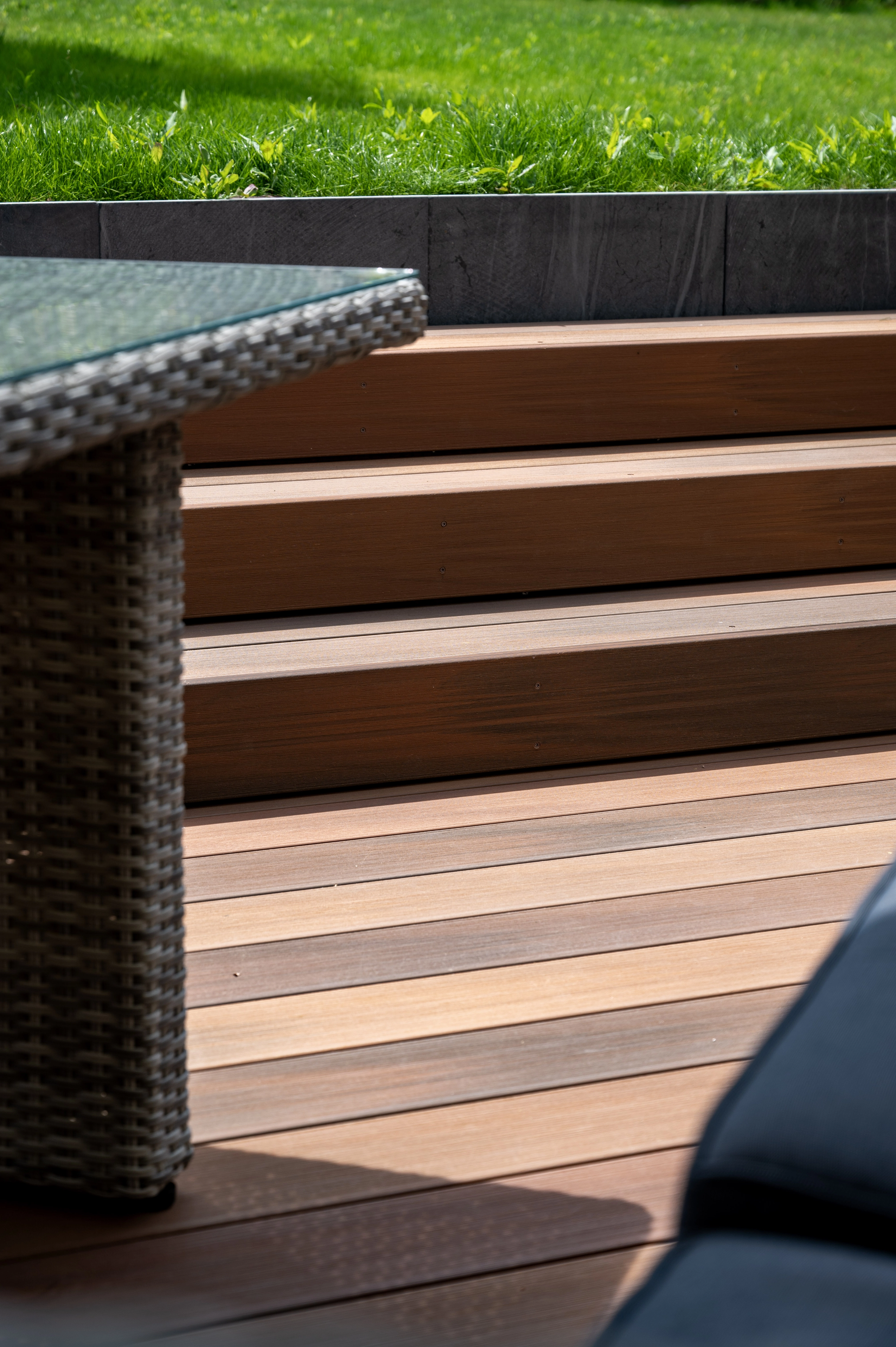 Terrasse en matériau composite Silvadec à Caudan