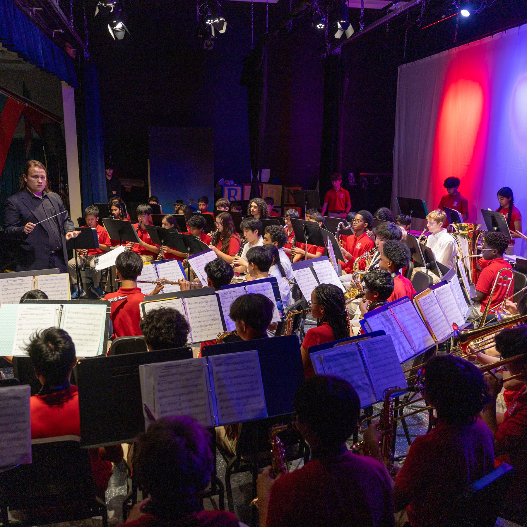 FSA student musicians performing together