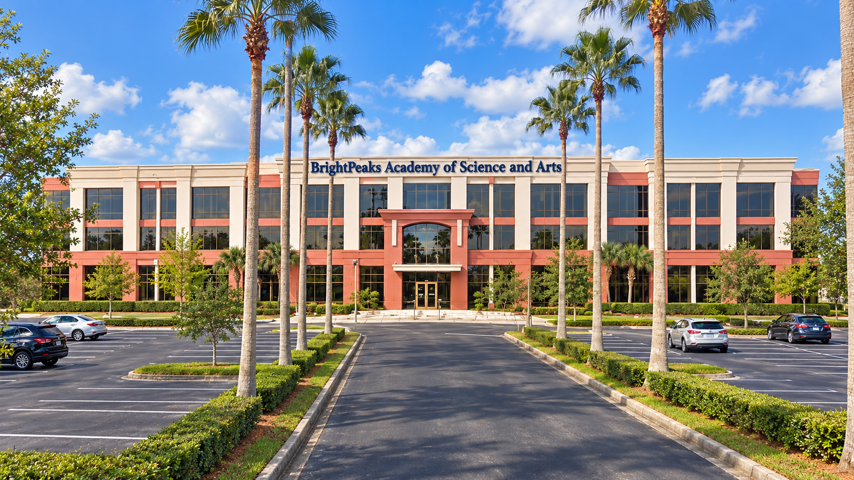 Existing BrightPeaks Academy of Science and Arts building in Jacksonville, Florida