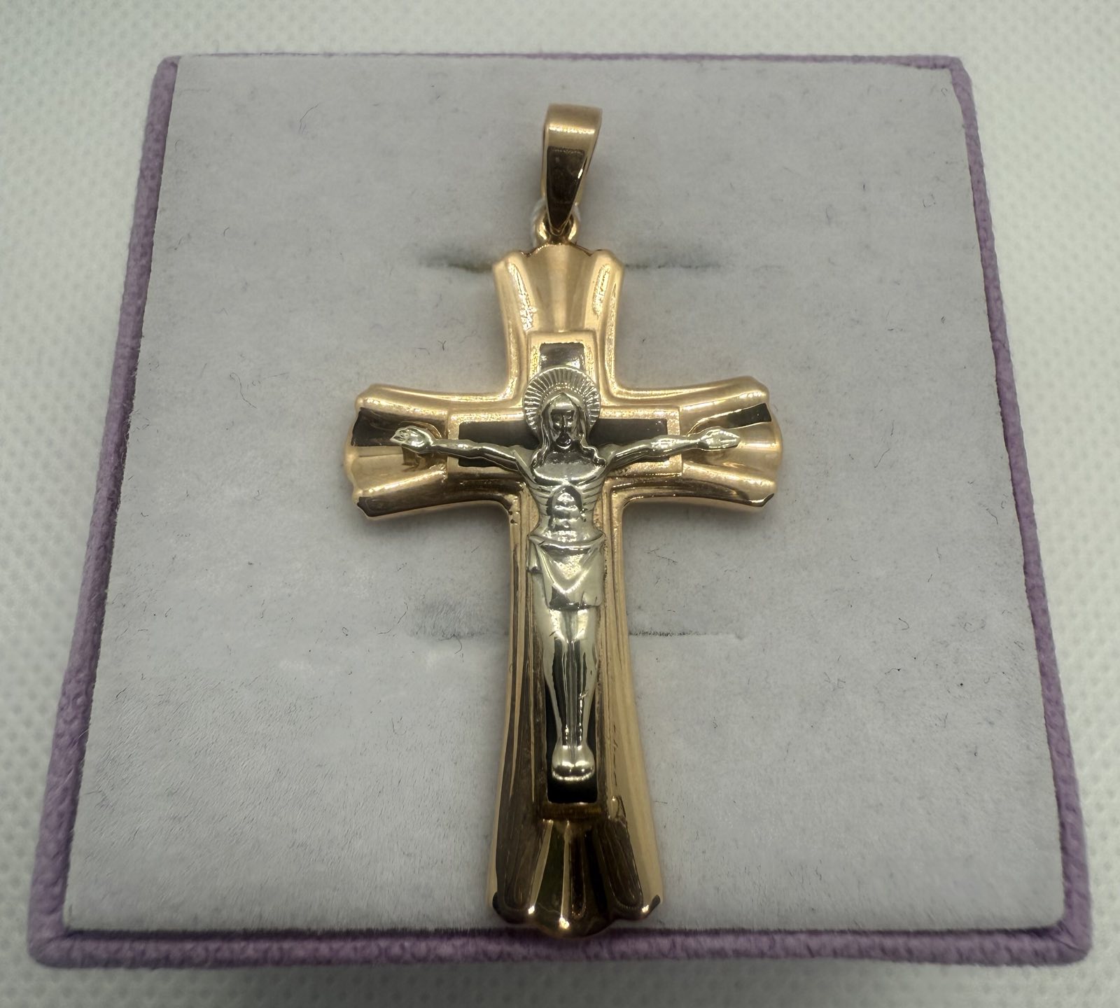 Золотий хрест 585 проба 