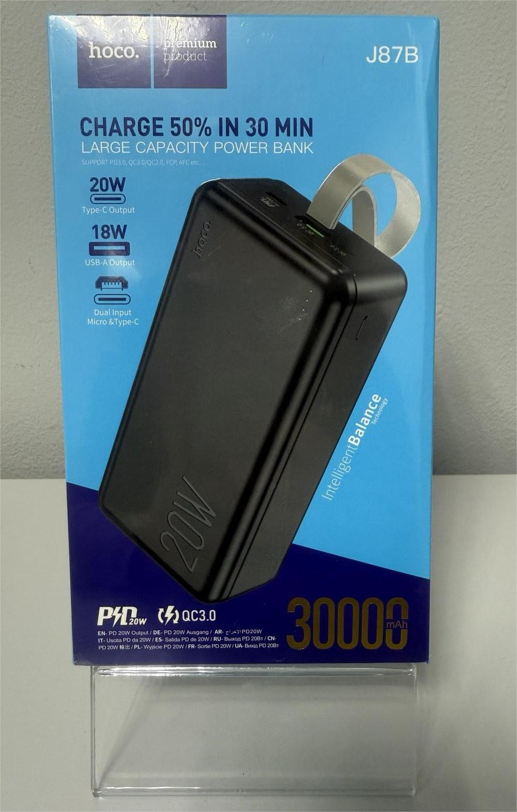 Power Bank Hoco J87B 30000mah
