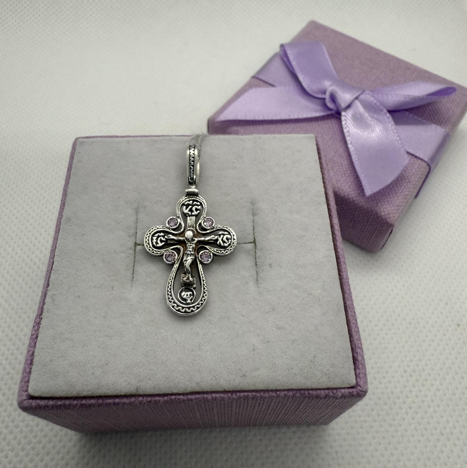 Срібний хрест 925 проба