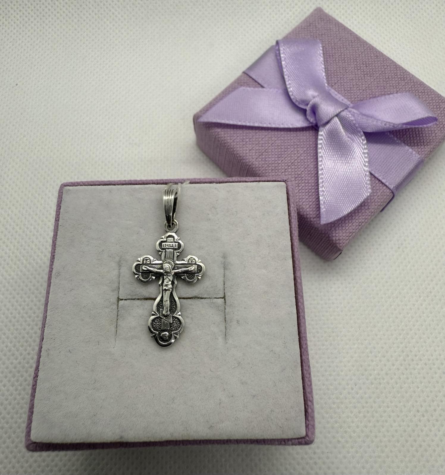 Срібний хрест 925 проба 