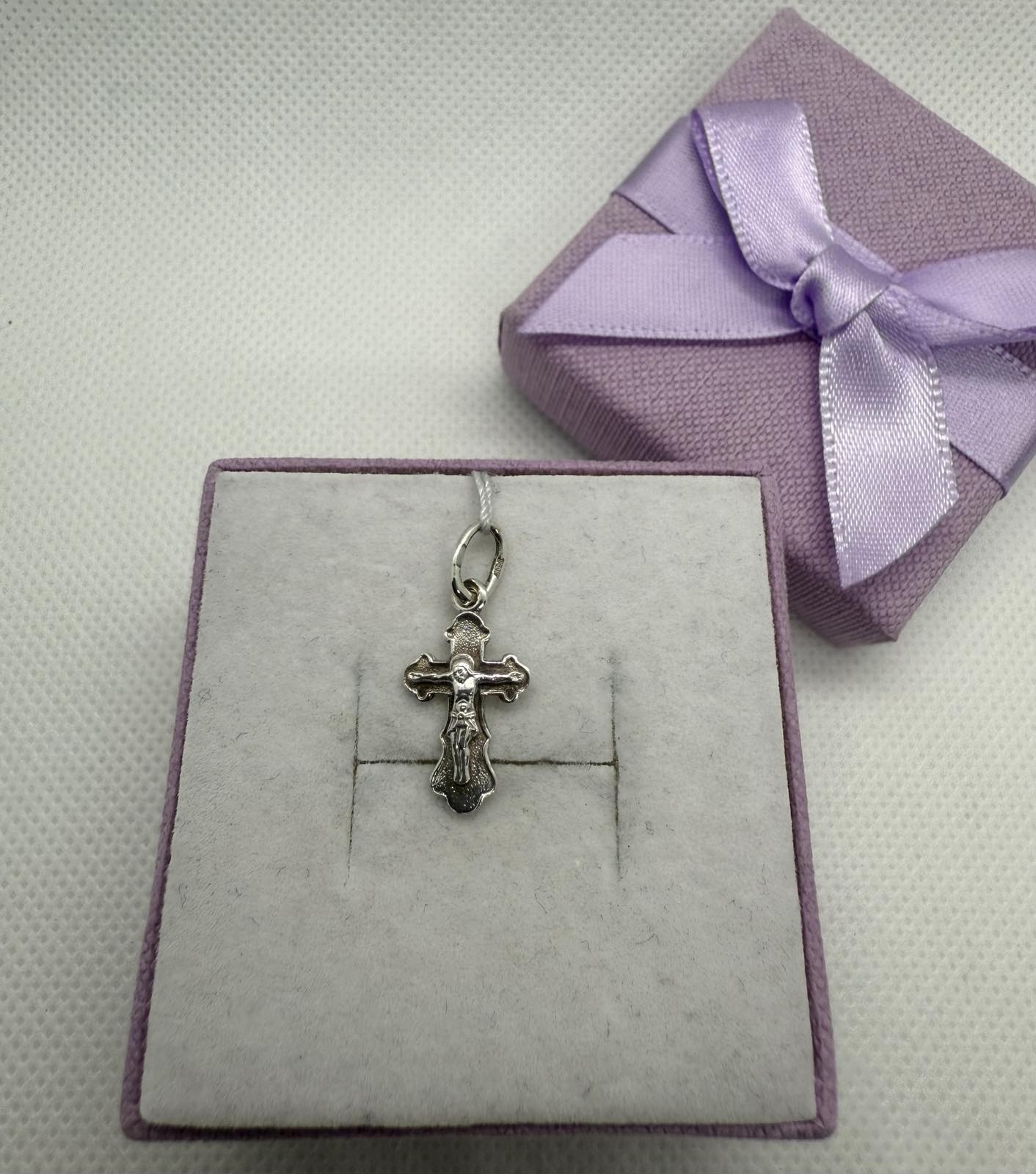 Срібний хрест 925 проба