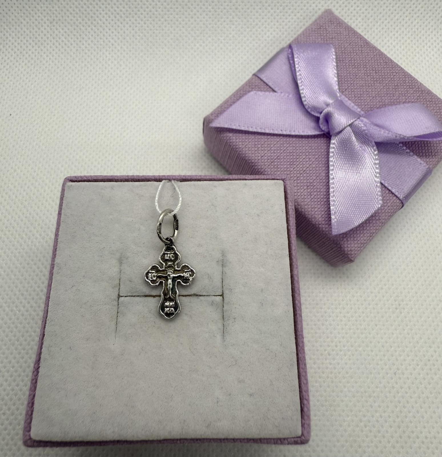 Срібний хрест 925 проба