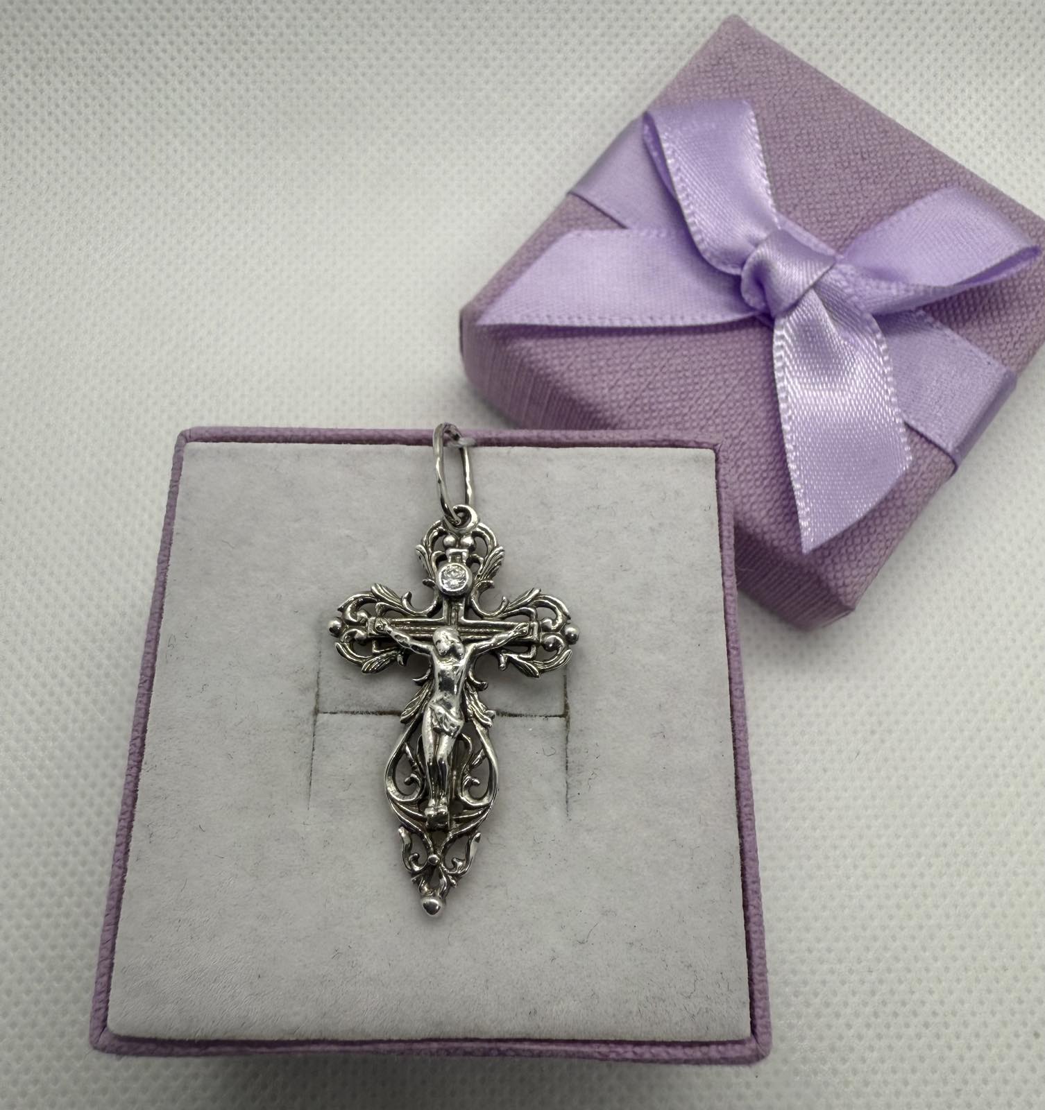 Срібний хрест 925 проба