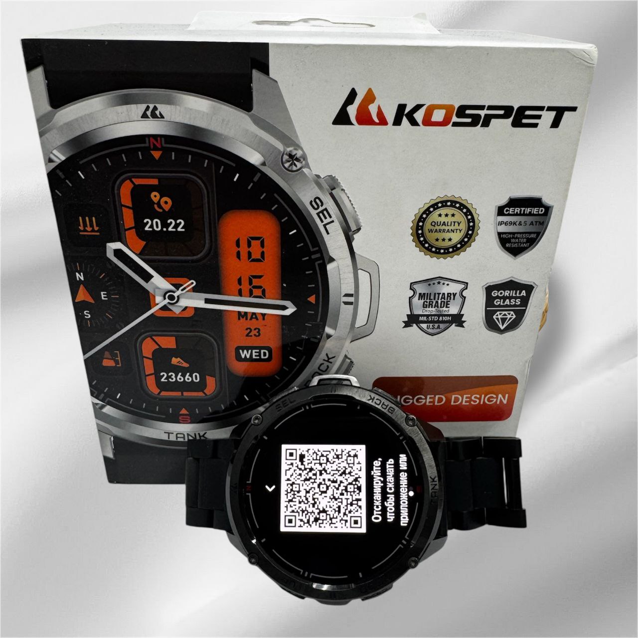 Смарт-годинник Kospet Tank T3 Ultra