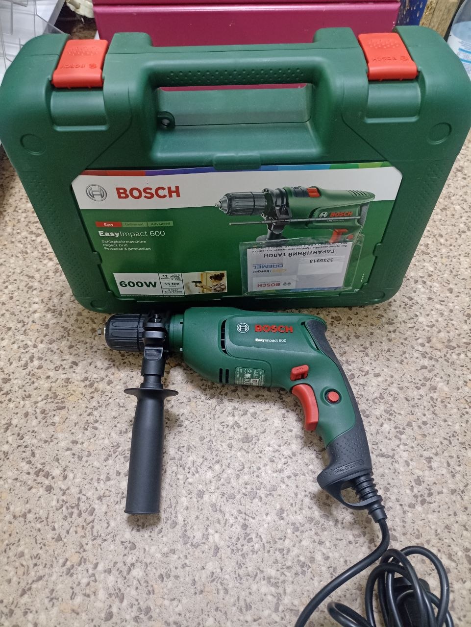 Дриль ударний  Bosch Easy Impact 600
