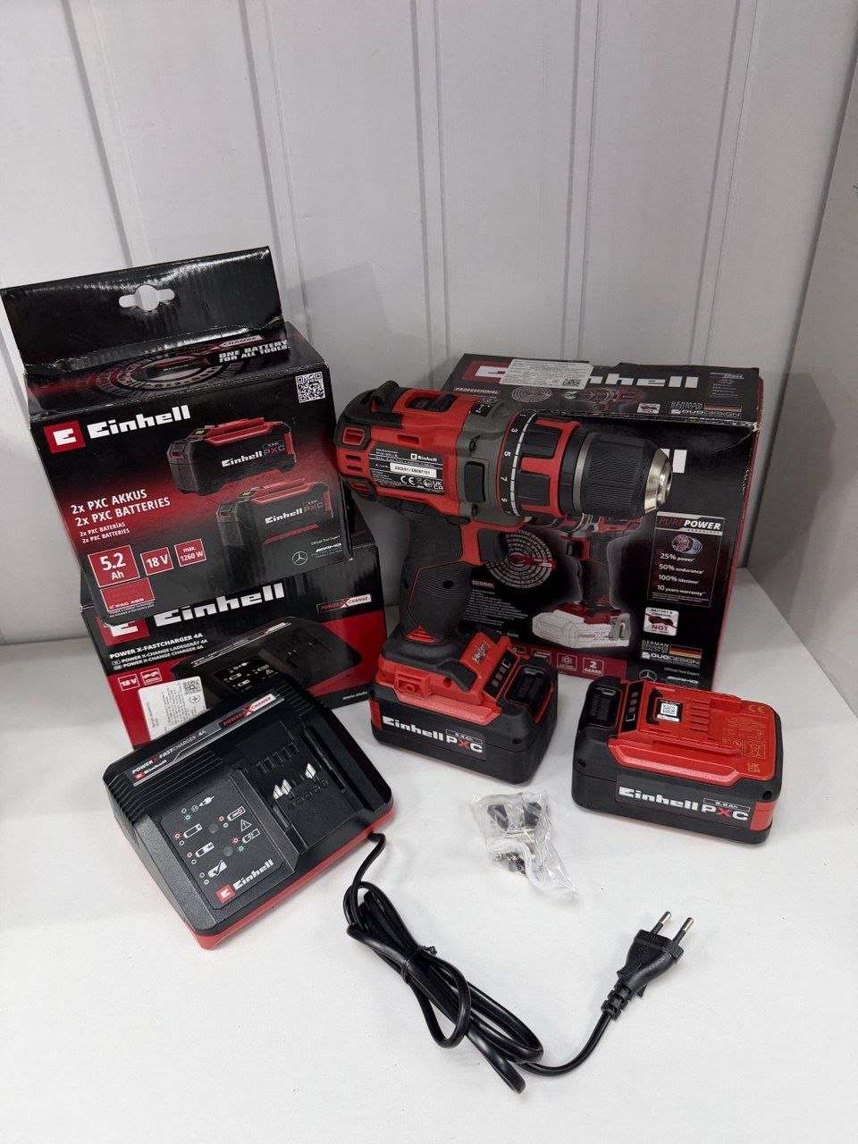 Акумуляторний шуруповерт Einhell TE-CD 18/50 Li BL Solo
