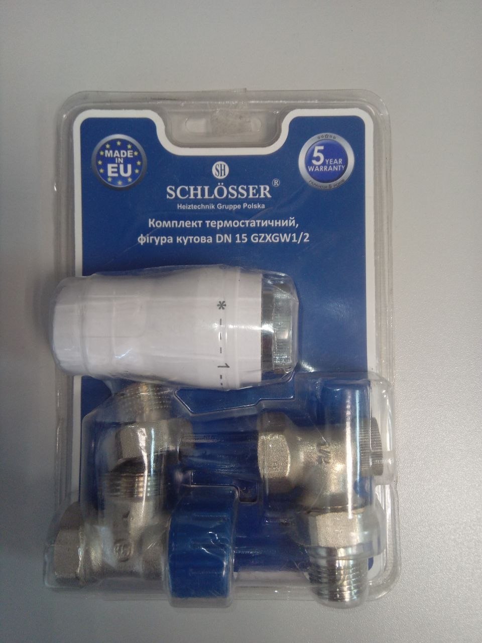 Термостатичний комплеет Schlosser DN 15