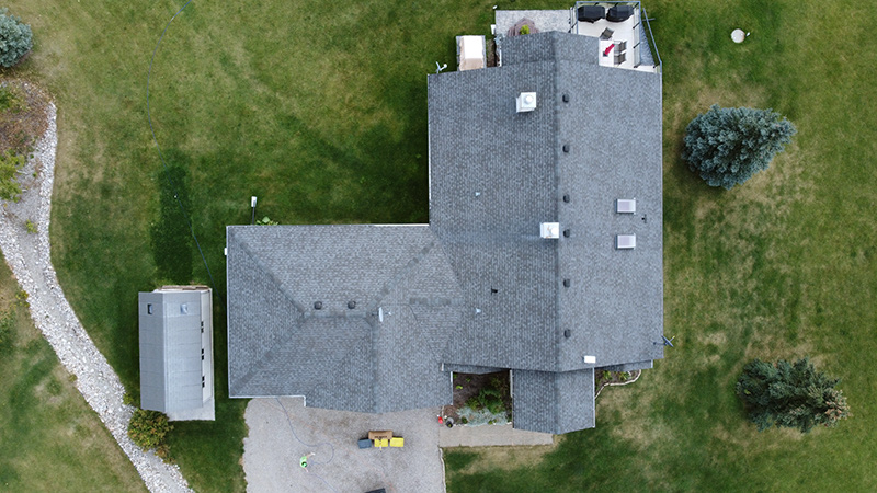 Roof before Bright Green Roof treatment