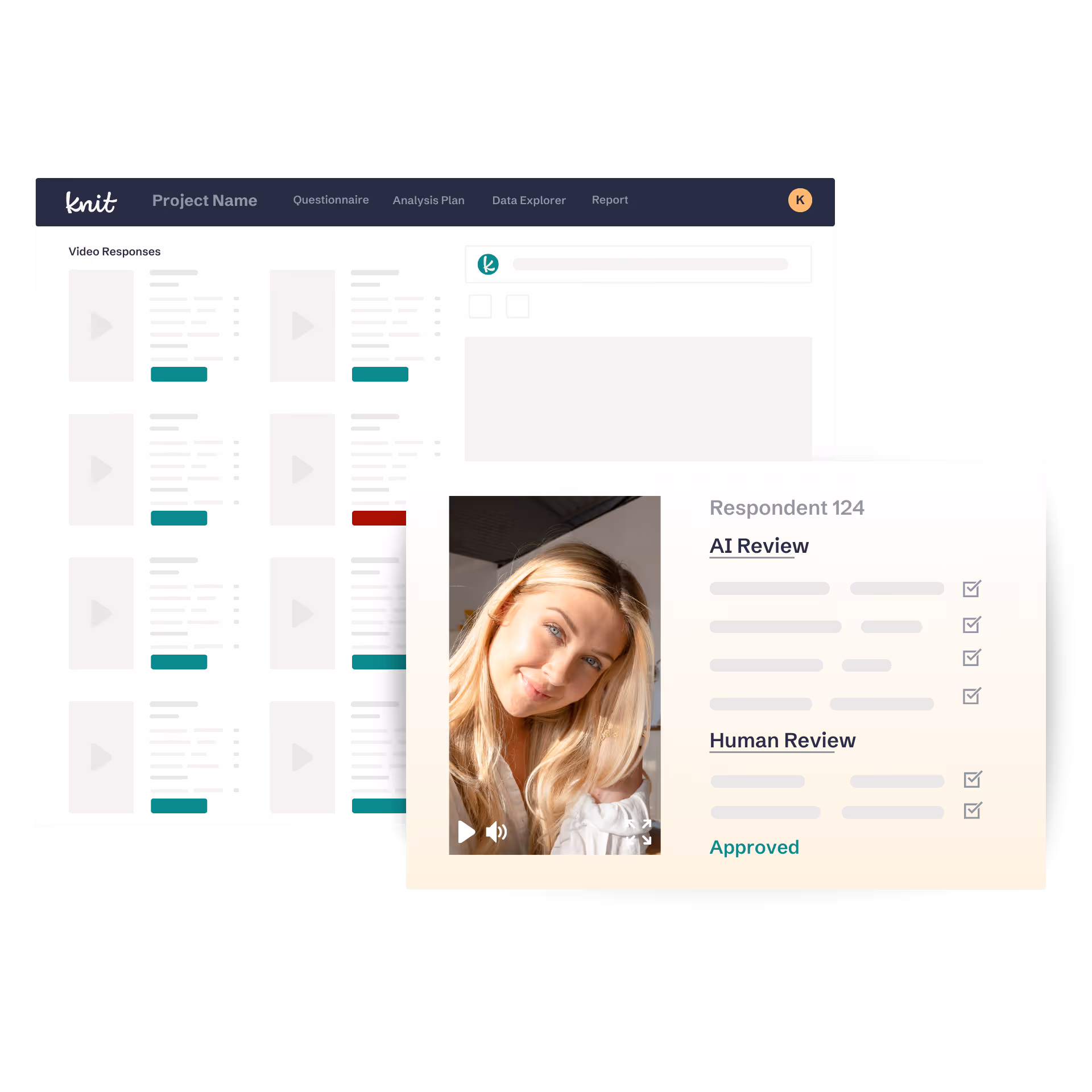 Knit Researcher-Driven AI Fielding