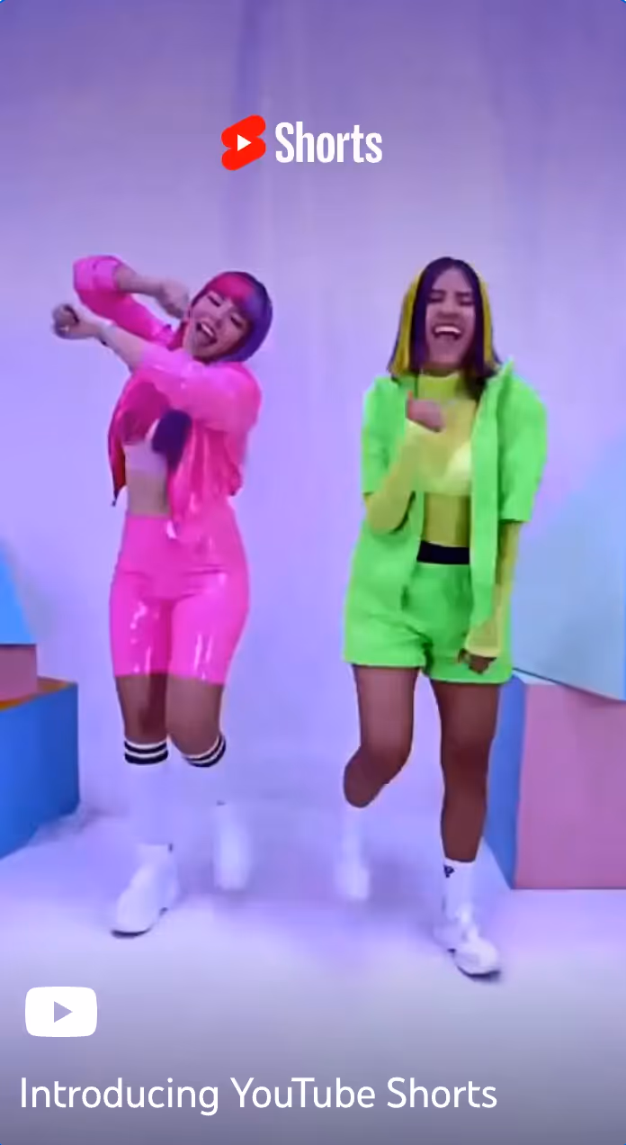 Youtube Shorts Picture of Girls Dancing