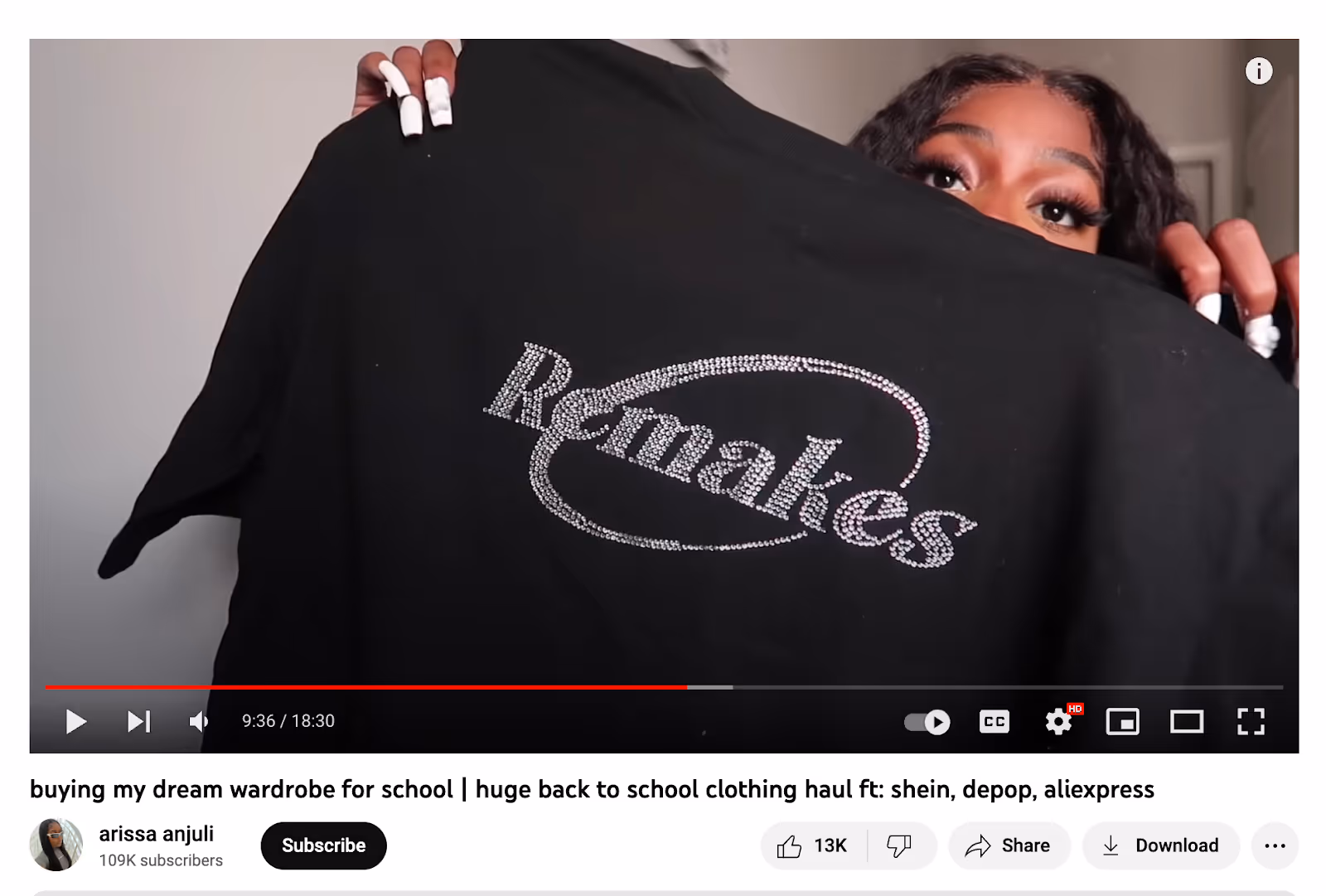 Arissa Anuili Youtube Influencer