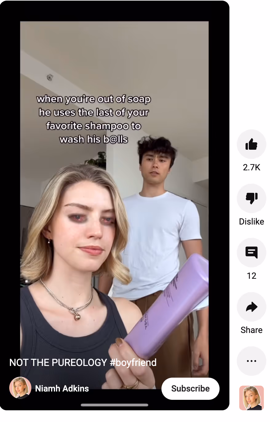 Niamh Adkins Youtube Influencer for Pureology