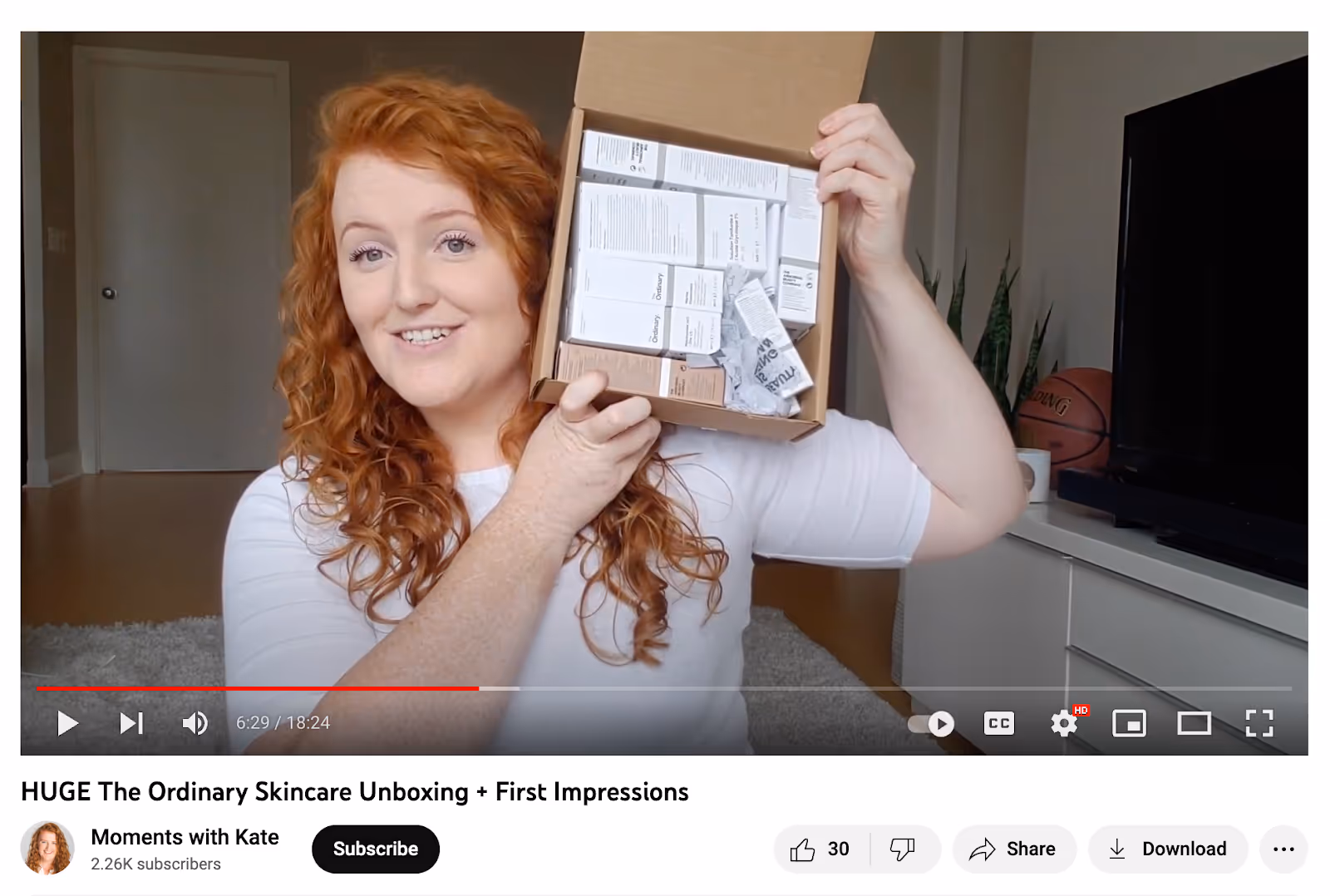 The Ordinary Skincare Unboxing Video