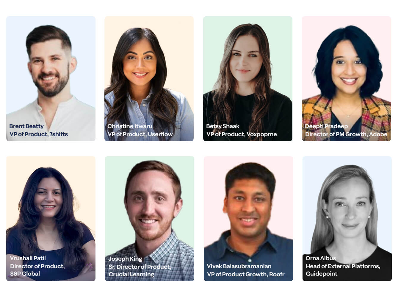 Product Leaders Lab Members