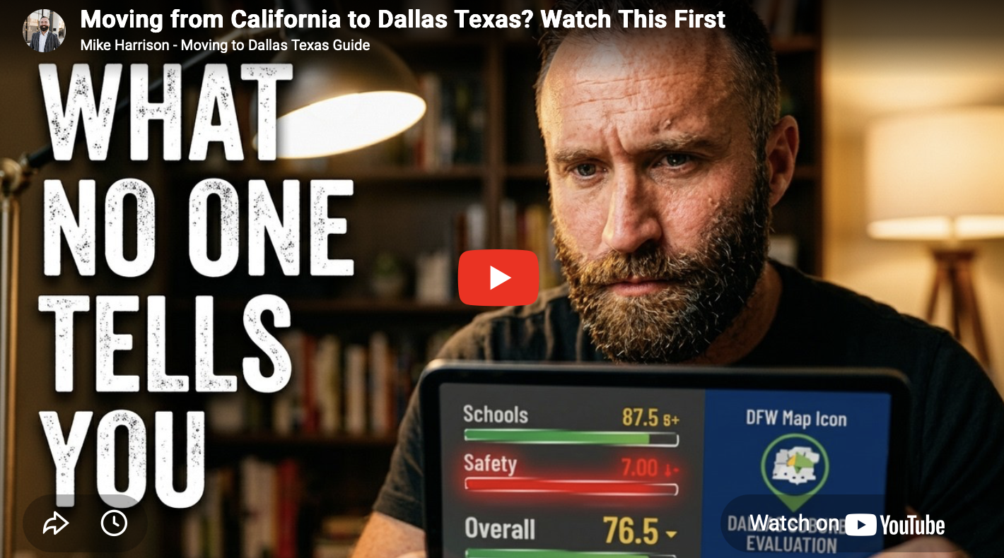 Tips for Moving from California to Dallas Texas 
