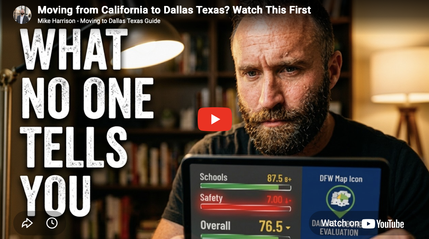 Tips for Moving from California to Dallas Texas 