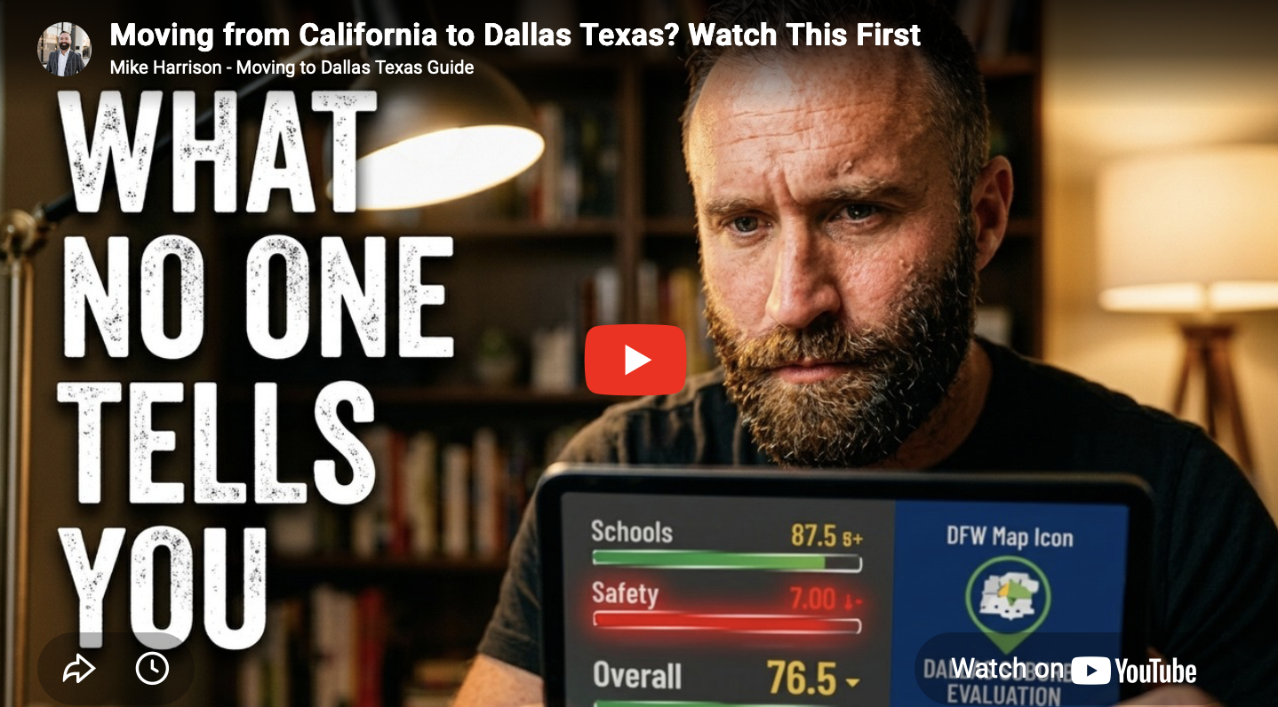 Tips for Moving from California to Dallas Texas