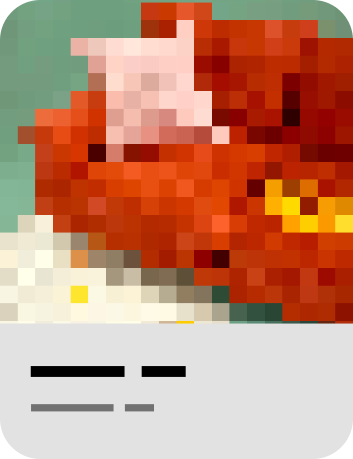 pixeled card