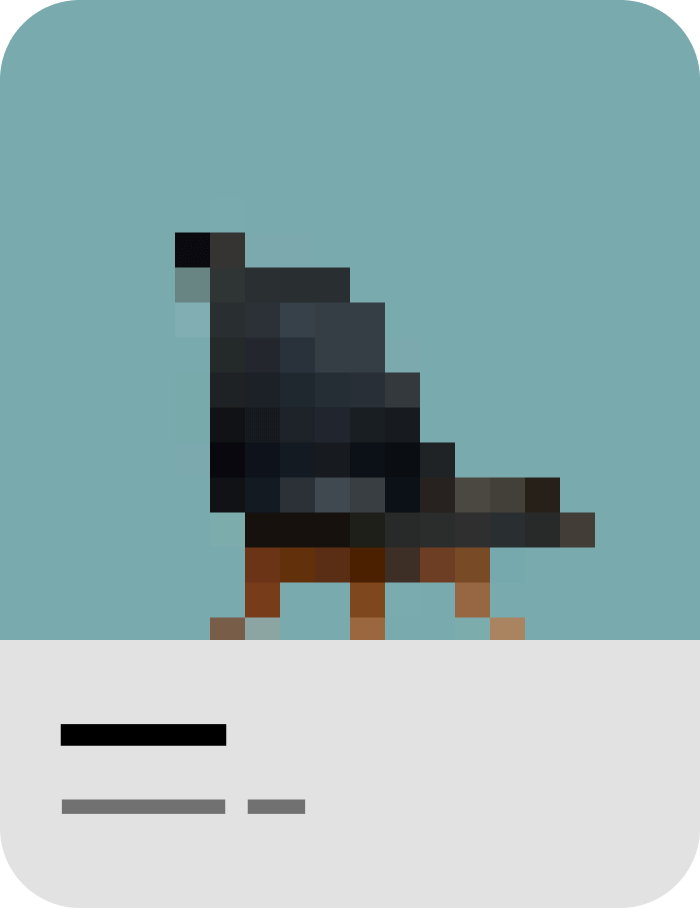pixeled card
