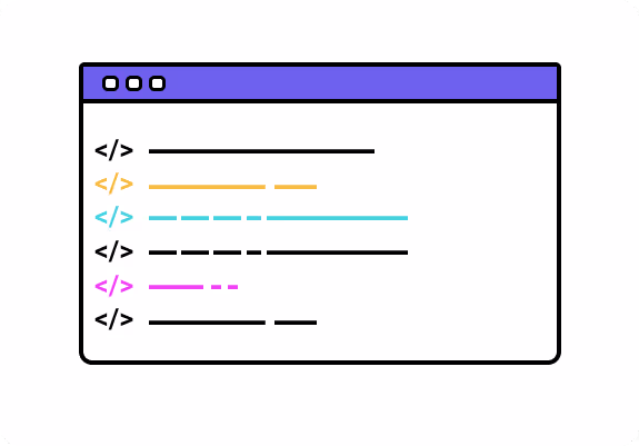 un site avec des balises html