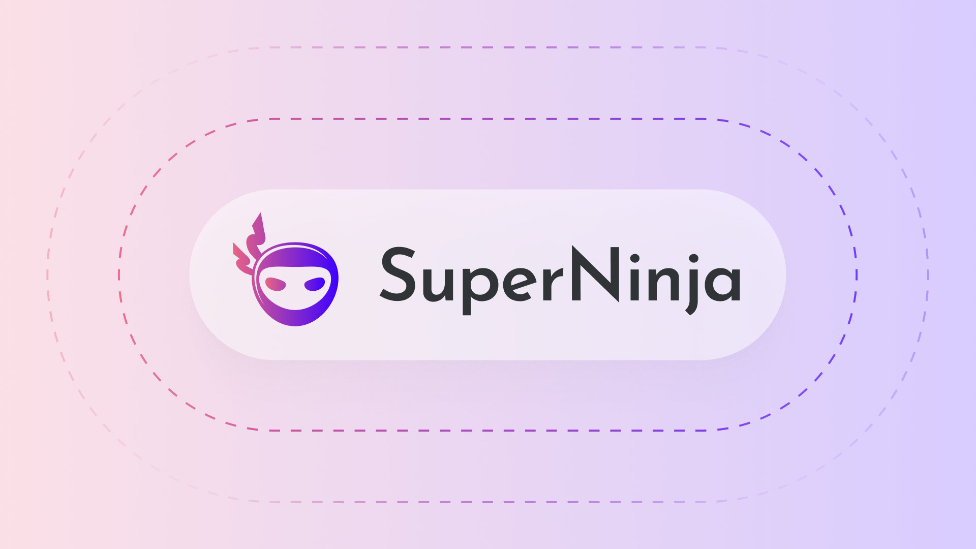 SuperNinja Logo with a gradient background
