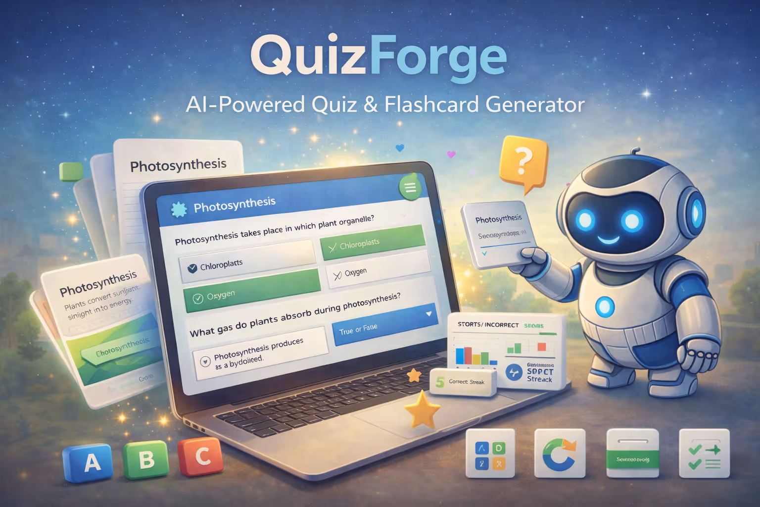 QuizForge: AI Quiz & Assessment Generator