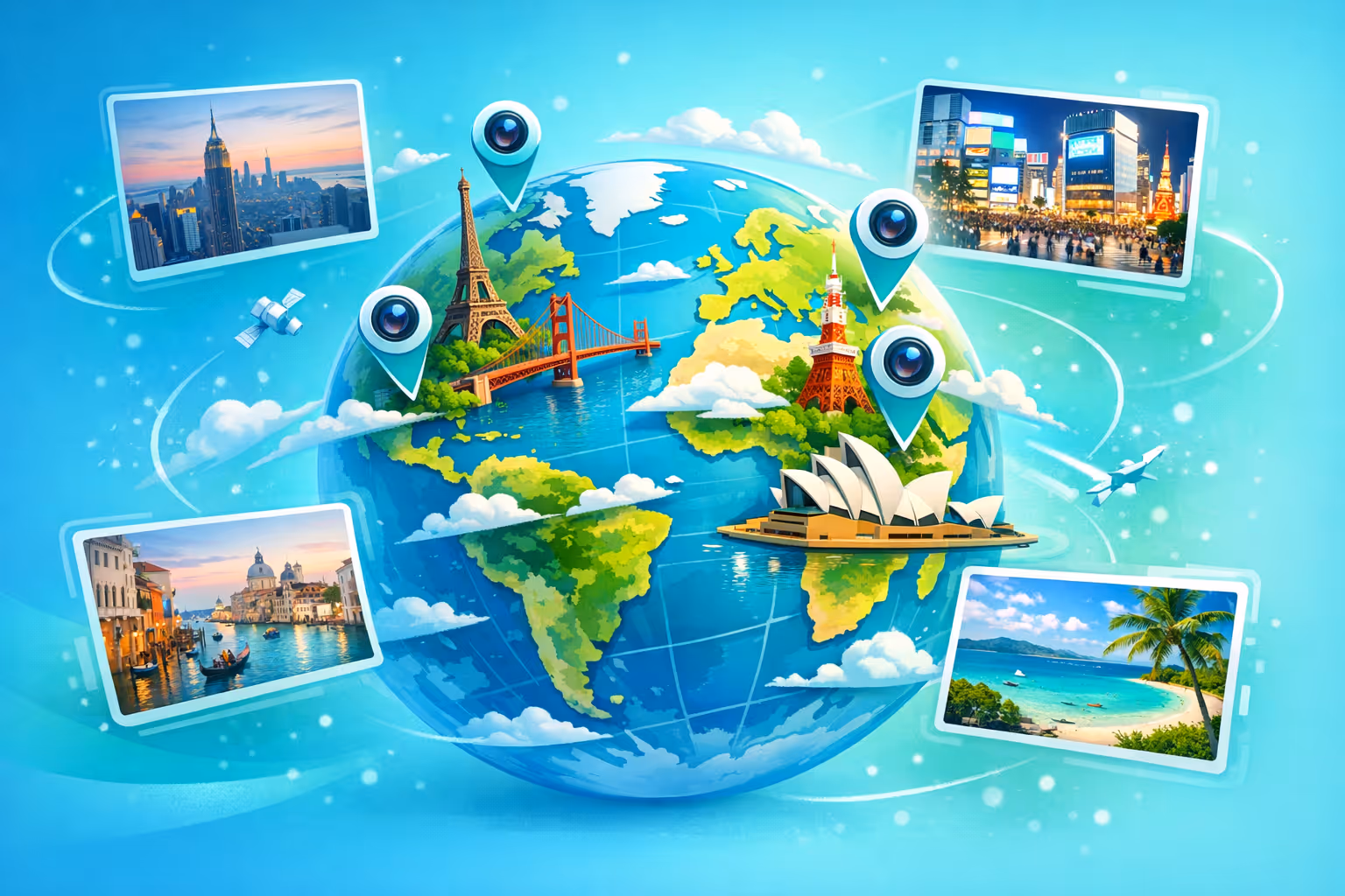 GlobeCam AI: AI-Powered Global Camera Explorer