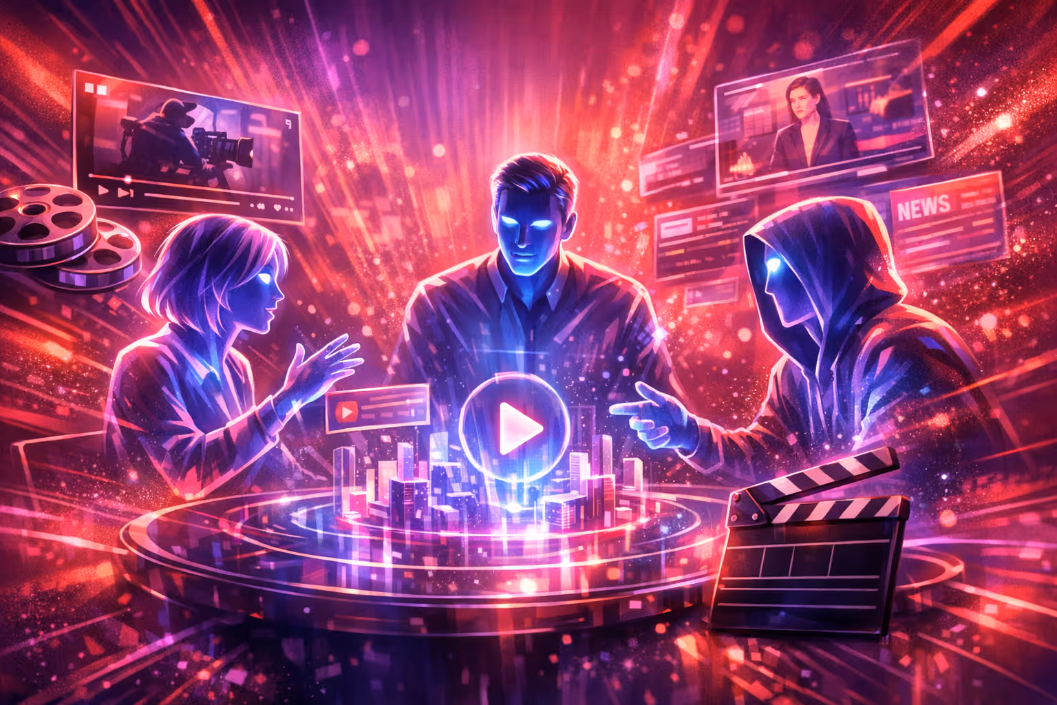 NinjaFlix: AI Agents Debate News & Create Cinematic Videos