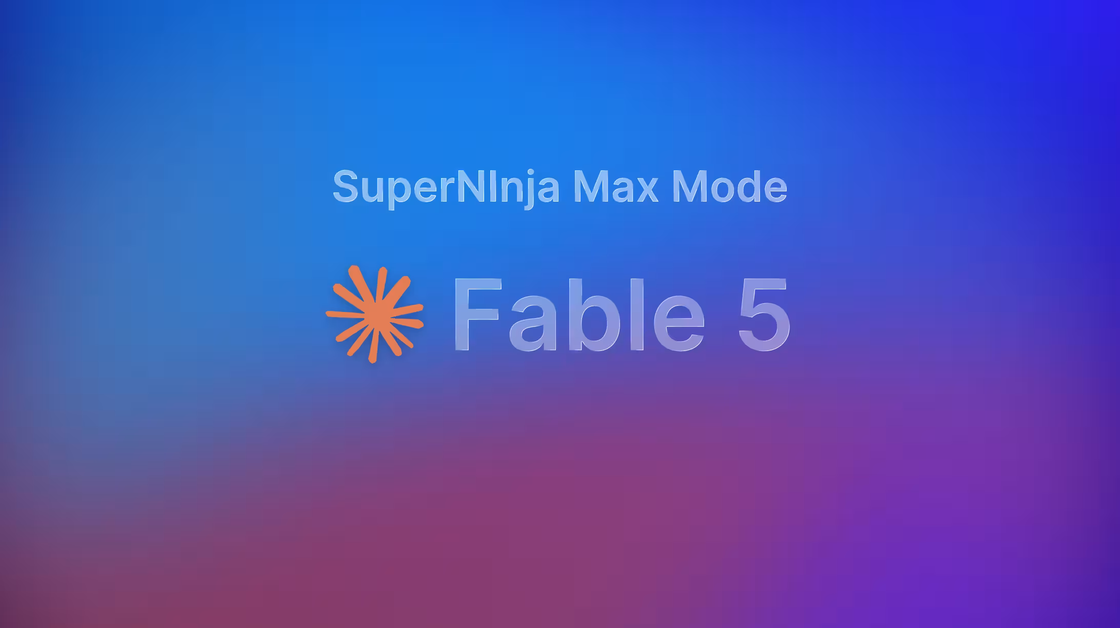 Modello AI Fable 5 nel selettore della modalità Ninja Max