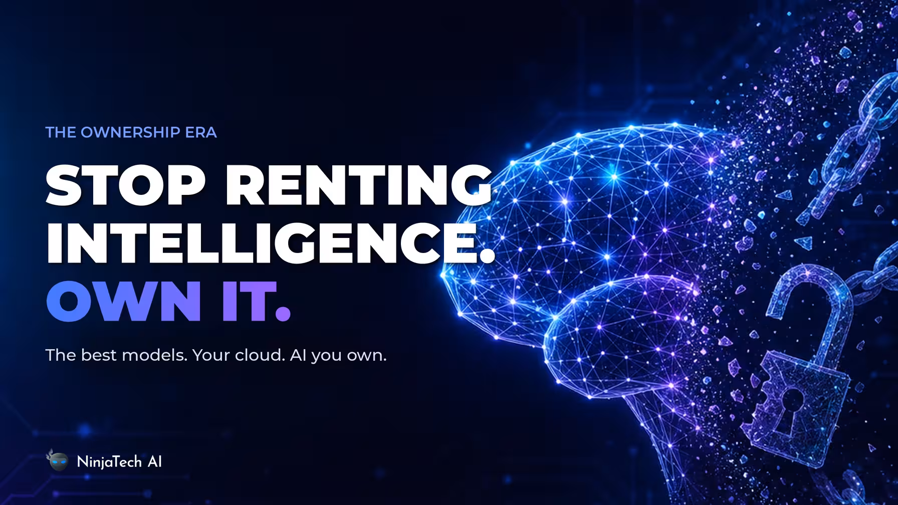Arrêtez de louer l'intelligence. Appropriez-vous-la.